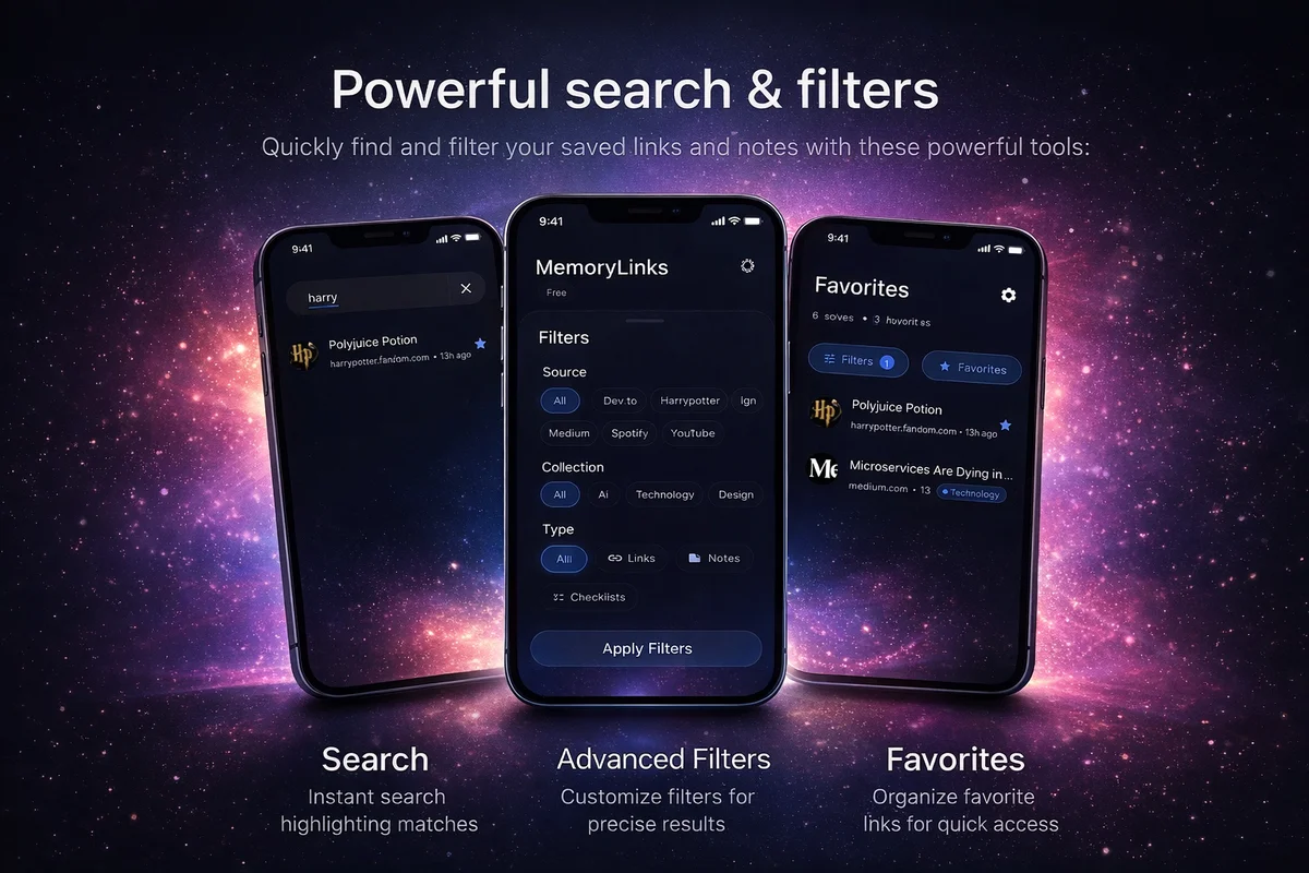 Search & Filters